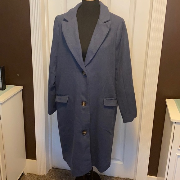 JustFab Women’s Coat. Sz XL. Chevron Pattern NWT - Picture 1 of 5